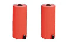 FLUORESCENT RED LABEL FOR MONARCH 1110 PRICING GUN 2 SLEEVES=32 ROLLS 2 ink roll