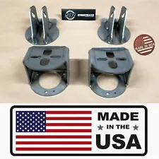 [SR] Front Bolt-on Drop Slam Lowering Air Ride Brackets Crown Victoria 03-12