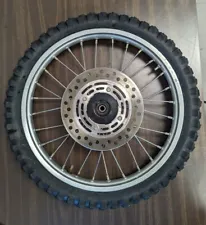 03 Honda Dirt Bike CR85 CR 80 OEM Front Wheel Rim Hub Spokes Rotor Tire 17"