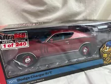 1/18 Diecast Auto World 1971 Dodge Charger Ultra Red Special Edition 1 of 240