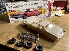 1979 Cadillac Coupe De Ville- Johan 1/25th scale plastic model with box.