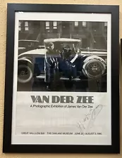 Signed James Van Der Zee Poster of Famous 1932 Photograph 