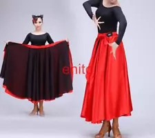 Women's Latin Paso Doble Cloak Costume Dance Dress Skirts Ballroom Skirts New