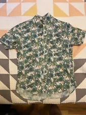 Gitman Vintage Banana Tree Short Sleeve Shirt Large