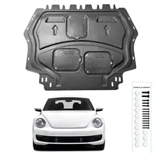 For VW Beetle 2012-2019 Auto Engine Splash Shield Chassis Guards Shield Black