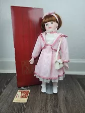 Vintage 16" Dynasty Dolls Porcelain Doll, Lynn, In Box w/ Tag, Antique Doll