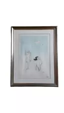 John Lennon painting smile number five film edition 300 autographed and framed