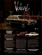 1976 Plymouth Volare White Coupe Red Sedan Brown Wagon Photo VINTAGE PRINT AD