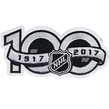 NHL 100th Anniversary Logo Patch 2017 Season