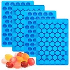 Round Candy Molds Silicone Molds for Hard Candy Gummy Caramels Chocolate