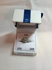 Keepsake Ring 3/8 CTTW 10K White Gold. Size 7. Portion Of Sales Goes To Charity