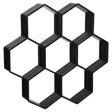 29x28x4.5cm Office Square Concrete Forms Driveways Hexagon Cement Walkway Mold