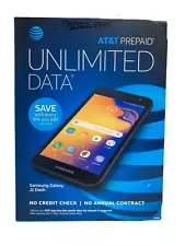 Samsung Galaxy J2 Dash Prepaid Cell Phone SM-J260A 16GB Black AT&T Single SIM