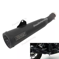 For Honda Rebel 500 300 CM500 CM300 2017-2023 Slip On Black Exhaust Tail Muffler (For: 2017 Honda Rebel 300)