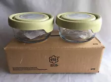 Princess House Fantasia Seal-Tight 2-Cup Storage Bowls set of two 6798