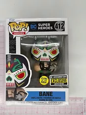 Funko Pop! DC Super Heroes Bane Glow In The Dark EE Exclusive #412 SEE PICS H01