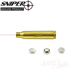 .223 Red Laser Bore Sight Boresighter for Zeroing Rifle Scope Batteries Included