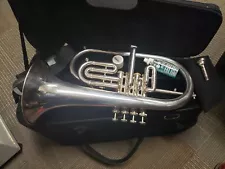 Getzen 896S 4-Valve Silver Flugelhorn For Sale! Serviced, ProTec Case, Nice!