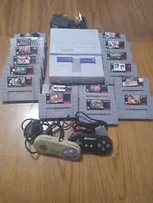 Super Nintendo Console And Games Bundle Nintendo