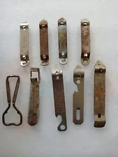 9 Can/Bottle Openers 7 brands some rare