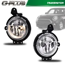 Fit For 2007-2015 Mini Cooper Fog Lights Clear Lens Pair Left & Right