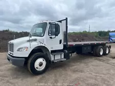 2017 Freightliner M2 106 T/A 24' Stakebed Flatbed Delivery Truck Cummins bidadoo