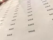 'SALE' Stickers / Tickets for Jewellery Displays - Self-Adhesive - *UK Seller*