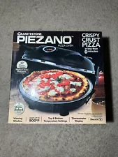 Granitestone Piezano Indoor/Outdoor Portable Electric Pizza Oven w Ceramic Stone