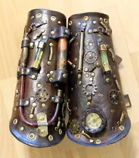 Steampunk Bracers Gauntlets - Hand Crafted/Artisan - LARP