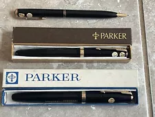 Vintage Parker Vacumatic Fountain Pens/Pencil Lot - NOS with Stickers. 3 total