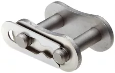 #60SS Stainless Connecting Link (QTY 5) for #60SS Roller Chain, Master Link*