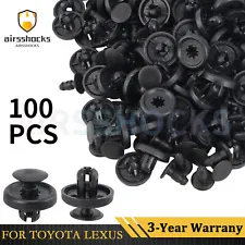 100 Pcs Engine Under Cover Push Type Retainer Clips For Toyota Lexus 90467-07201 (For: Toyota Paseo Convertible)