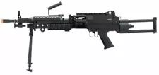 Cybergun FN Herstal Licensed M249 Para “Featherweight” LMG Airsoft Rifle, Black