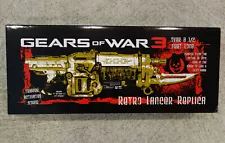 NECA Gears of War 3 Retro Lancer Gold Replica Gun 1:1 Full Size Factory Sealed