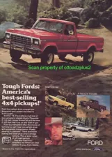 1979 FORD 4X4 Pickup Trucks F-350 4x4, F-150 Shorty, SuperCab 4x4 Magazine Ad