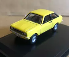 Oxford Die-cast OO/HO 76ESC002 Ford Escort MK 2 Signal Yellow - Free P+P