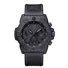 Luminox Men's Navy Seal 3580 Series Quartz Watch Genuine Rubber Strap Black