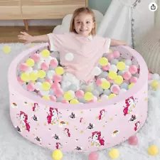 Foam Ball Pit for Babies for Toddlers - Baby Ball Pit with Balls Included, 200 C