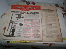 PARRIS DUNN Wind Electric Light Power Plant Sales Catalog Windcharger Generator