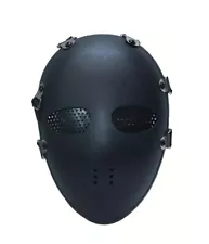 Tactical Bank Robber Style Metal And PVC Durable Mask