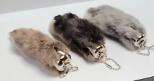 real rabbit foot keychain for sale