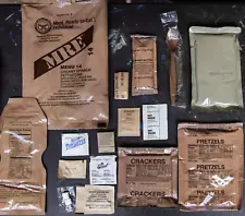 USA US MRE armed forces army ration pack military meals ready to eat NO HEATER