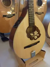 Left handed Irish Bouzouki with EQ (built in pick-up), made by Hora, solid wood