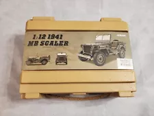 Fms Rochobby RC 1/12 Scale 1941 MB Scaler Willys USMC Army Jeep OPEN BOX Read