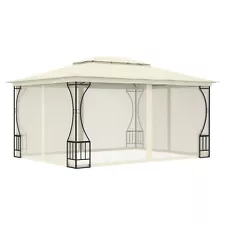 Gazebo with - Party Tent with -Resistant Fabric, Steel Frame, Perfect E0K8