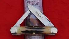 Great Eastern Northfield #32 Sambar Stag Engineer Pocket Knife 321224 GEC USA