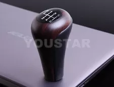 UK SALES Weighted Italian Leather Wood Effect 6 Speed MT Gear Shift Knob for BMW