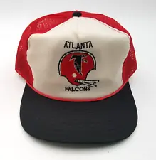 VTG Atlanta Falcons Sports Unlimited Embroidered Snapback Football Hat 80s Rope