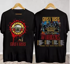 Tour 2023 American Guns N' Roses North World T-Shirt Concert