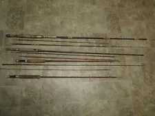 Vintage Fly rod lot for parts Shakespeare Heddon other